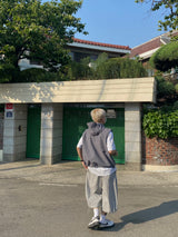 デイリースウェットストリングハーフパンツ 3C