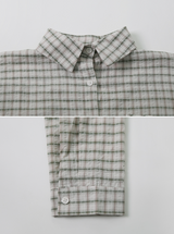 #Seersucker Check Overfit Shirt (2color)