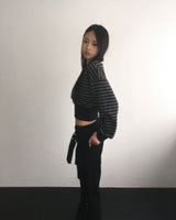 ストライプバンディングクロップMTM