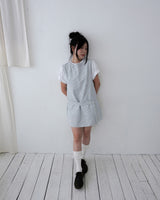 チェックボタンドレス /white