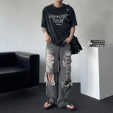 DP802514351176 フレームレタリング半袖Tシャツ