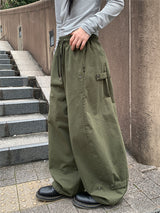BALLOON SNAP WIDE PANTS (3C)