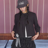 logo button cap black