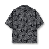 Palm tree half-shirt [Black]