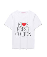 アイビーキスロゴTシャツ White