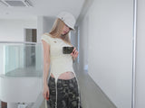 garter drop cross top(3 color) 