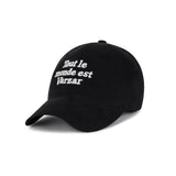 TMV Lettering Ball Cap / Twill Black