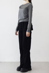 Seine Layered Bootcut Pants