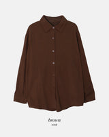 #Basic Rayon Loose Fit Shirt (4color)