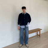 ワンニッティッドラウンドカーディガン
