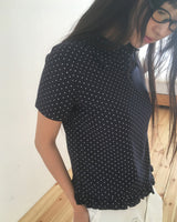 [MADE] Seju Dot Collar Frill Short-Sleeved T-shirt