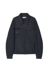 ビンテージウォッシュド5ポケットワークジャケット (Washed Navy)