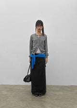 [MADE] Buduri Round Long Knit Cardigan