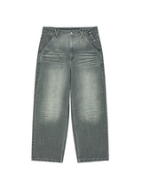 DOUBLE CAT WASHED DENIM GREY