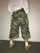 Premium Camo Cargo Bermuda Shorts