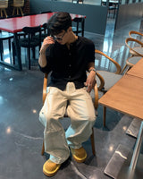 Deep Dyeing Incision Pants