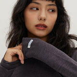Wool Like Basic T-Shirts Charcoal