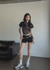 Memory Raglan Semi Crop Tee
