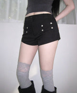 leon button shorts (2colors)