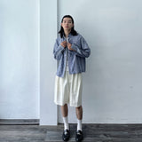 Ripple Texture Stripe Shirt
