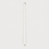 Irregular Polkadots Necklace, white