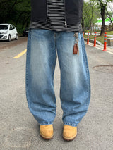 Blues Wide Denim Pants (2 Colors)