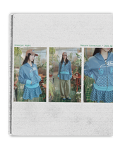 UsocialNight original retro versatile autumn and winter printed hooded sweatshirt polkidot fart curtain set