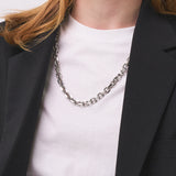 Men's Chain Necklace Stainless Steel_CLEF HIP CHAIN NEC