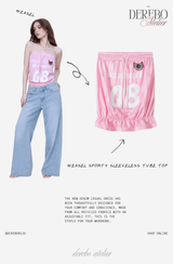 Weasel sporty sleeveless tube top