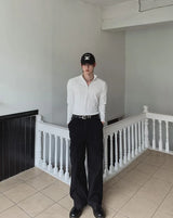 Larson Washed Multi-Pocket Wide Cargo Pants