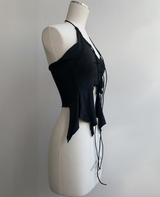 General Shirring Strap Top (Black)