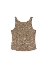 wrinkle top (brown)