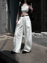 cut-line volume-up wide pants