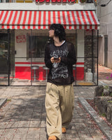 Palette see-through long sleeve knit
