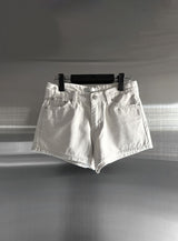 Teeth Adjust Cotton Shorts