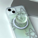 Green - スプリングスター Magsafe フォーンケース スマホグリップ セット