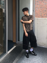 Marvin Crop ストライプ 半袖Tシャツ 3C