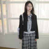 Frill Trim Cropped Jacket