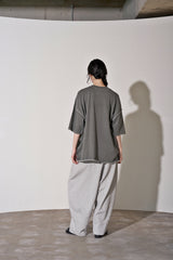VINTAGE P. DYEING CUT-OUT 1/2 BOX TEE (Khaki)