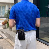 LMN beaker Cable Button Collar Short Sleeve Knitwear (11 colors)