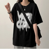 ミーンスプレイオーバーフィットショートスリーブTシャツ