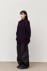 Meen Knitted Zip Up
