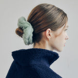 WIDE FUR SCRUNCHIE (MINT)