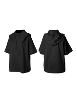 RELABEL Time Element (Static) Detachable Hood Shape Switching Structure Skin Friendly Short Sleeved T-shirt