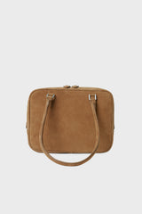 BROSCHE BAG SUEDE CARAMEL
