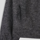 Log Mohair Wool Crop Jacket