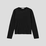 [1+1] Chewy Waffle Crop Long Sleeve
