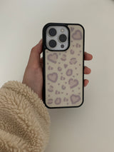heart leopard (beige) case 