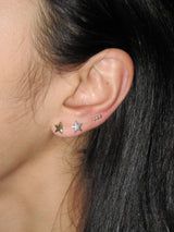 [925silver] Just piercing (Gold)