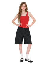 BTB : BERMUDA STRIPE SHORTS